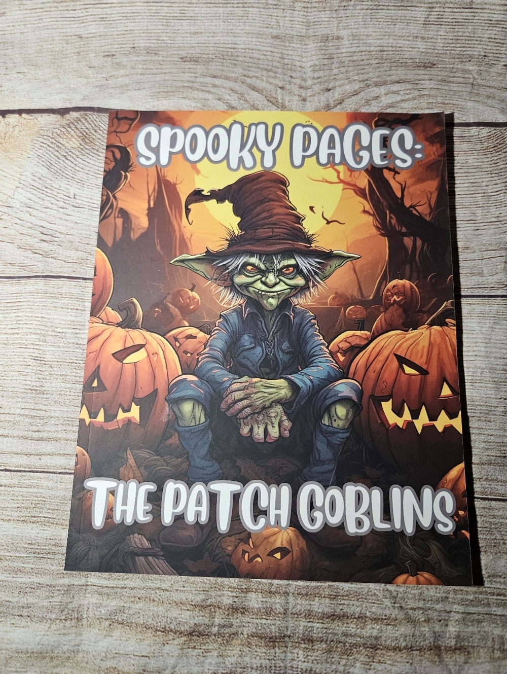 Spooky pages The Patch Goblins coloring book